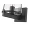Z-Lite Callista 1 Light Vanity, Matte Black & Clear 3032-1V-MB - alternate 4